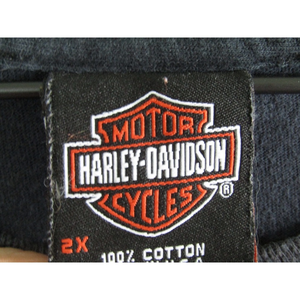 Harley Davidson Eagle Motorcycle T Shirt 2005 Alamo City San‎ Antonio Texas 2X - Picture 7 of 10
